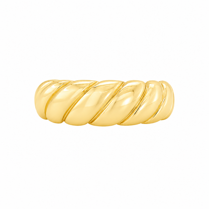 Croissant Twist Ring
