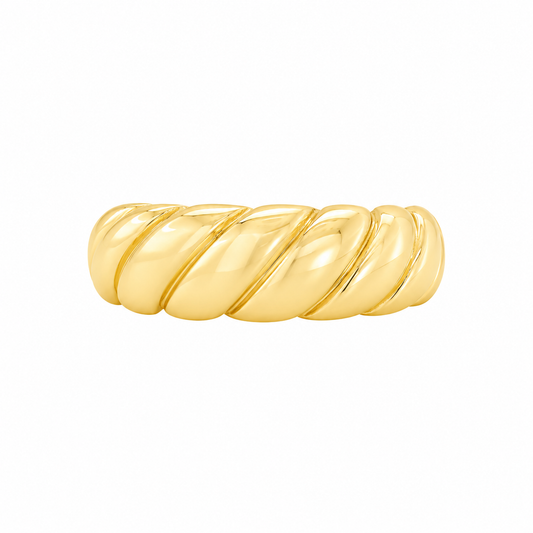 Croissant Twist Ring