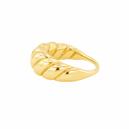 Croissant Twist Ring