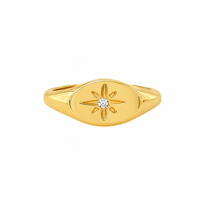 Star Signet Ring