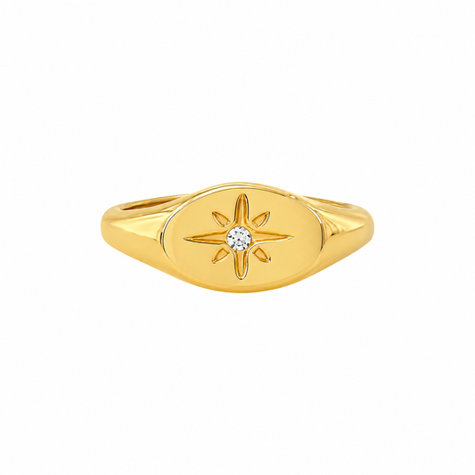 Star Signet Ring