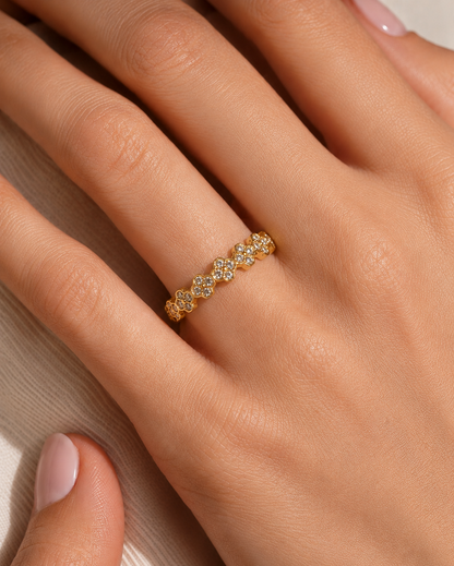 Flower Eternity Band