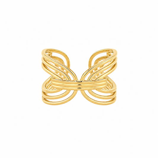Gold Wrap Knot Ring