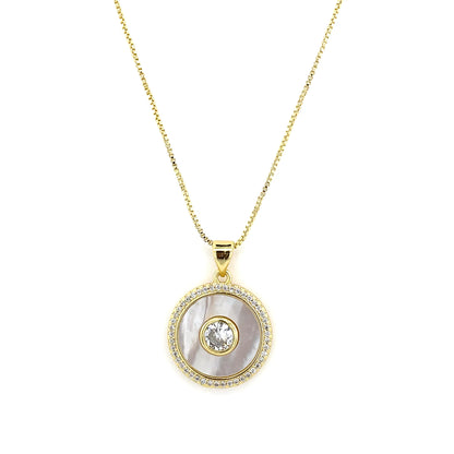 Round Heritage Pendant Necklace