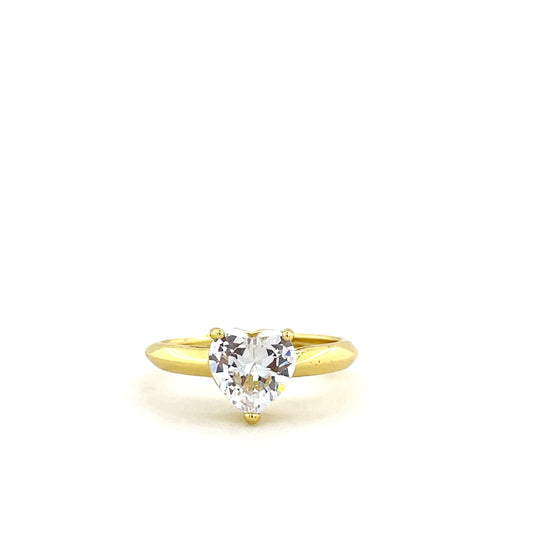 Coeur Solitaire Ring