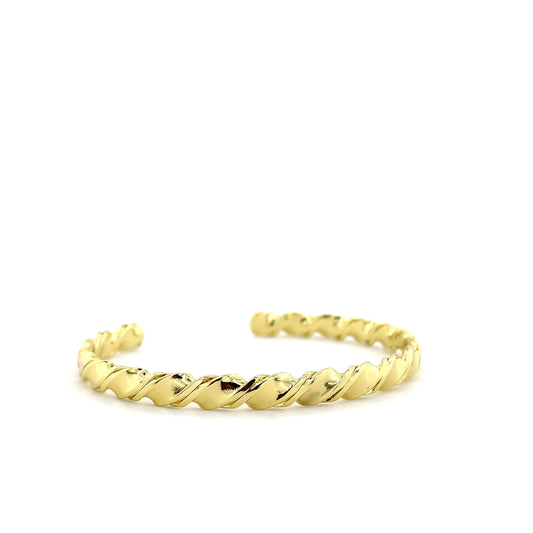 Croissant Open Bangle Bracelet