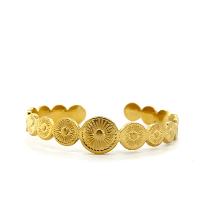 Sunburst Coin Bracelet