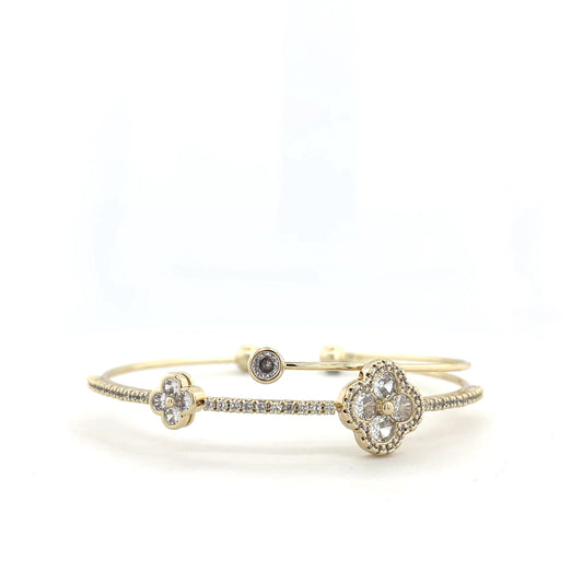 Clover Cuff Bracelet