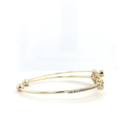 Clover Cuff Bracelet