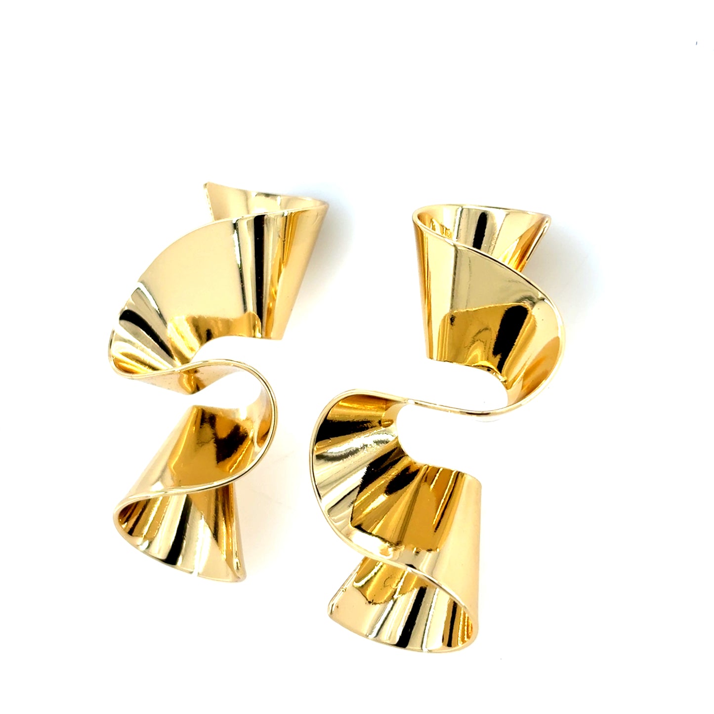 The Golden Ribbon Earrings