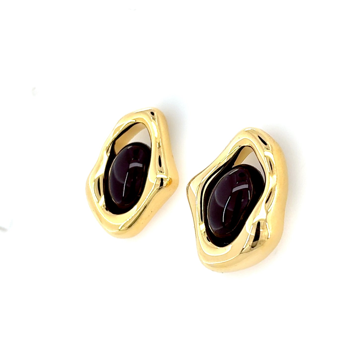 Mocha Dome Earrings