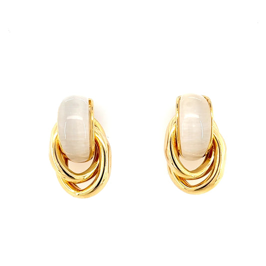 Ivory Knot Earrings
