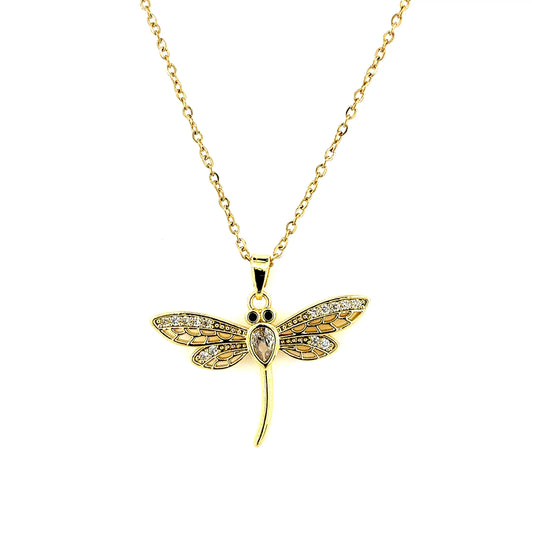 Dragonfly Pendant Necklace