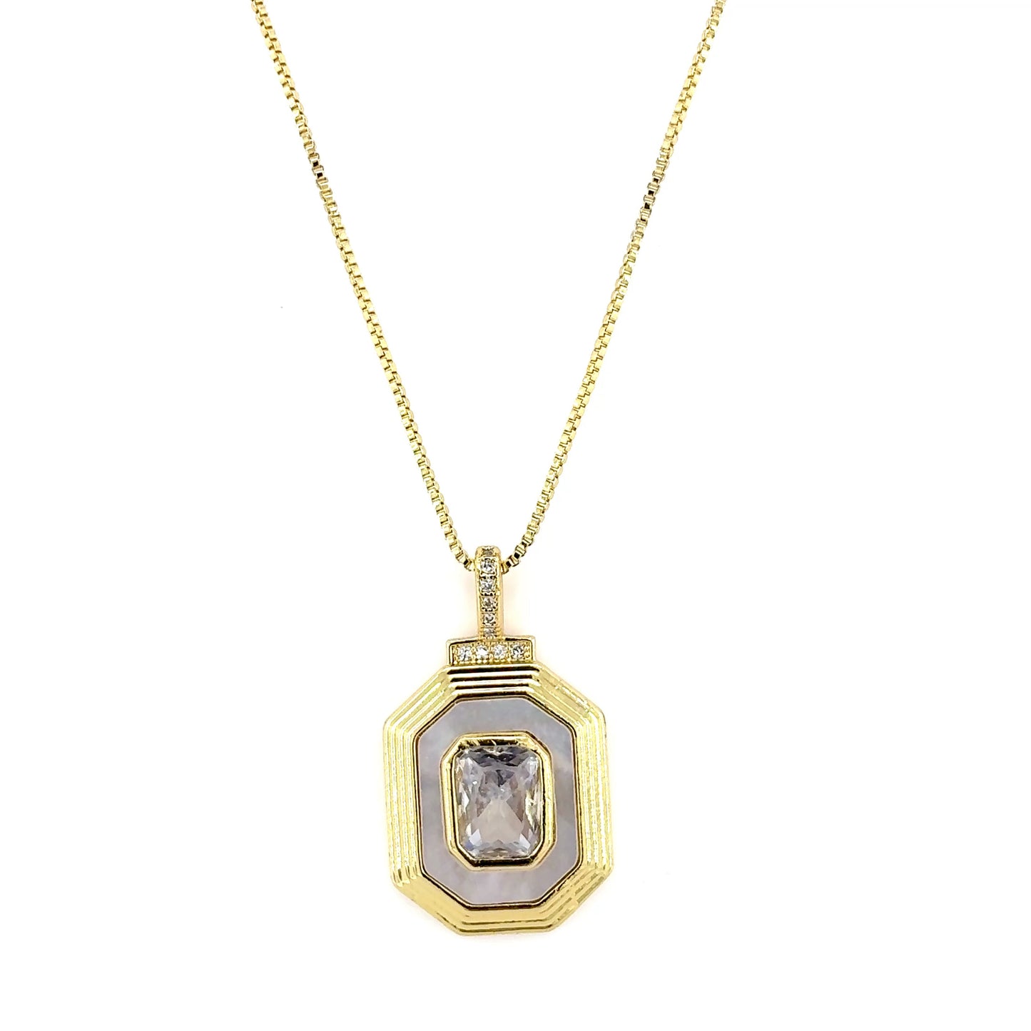 Emerald Heritage Pendant Necklace