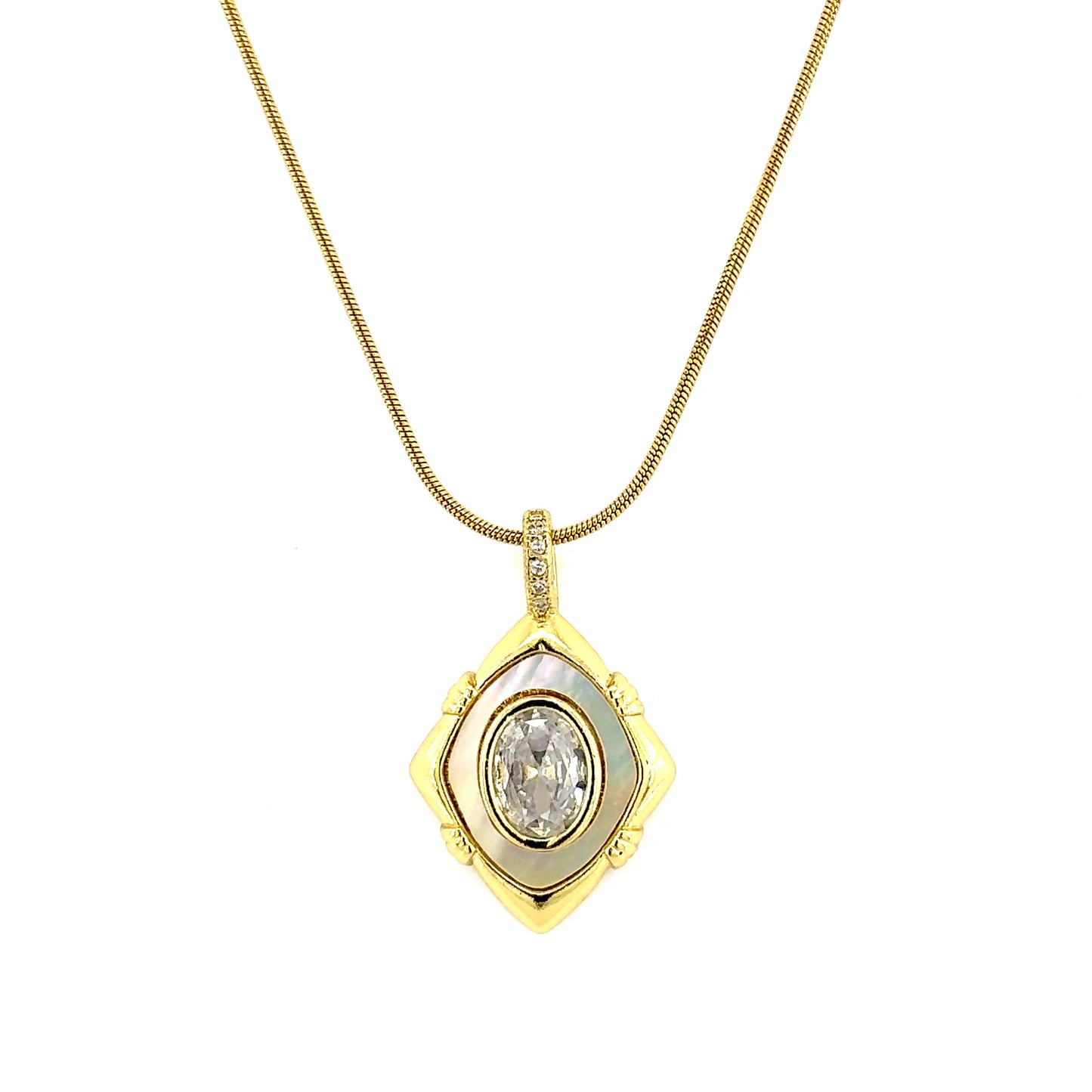 Vintage Charm Pendant Necklace
