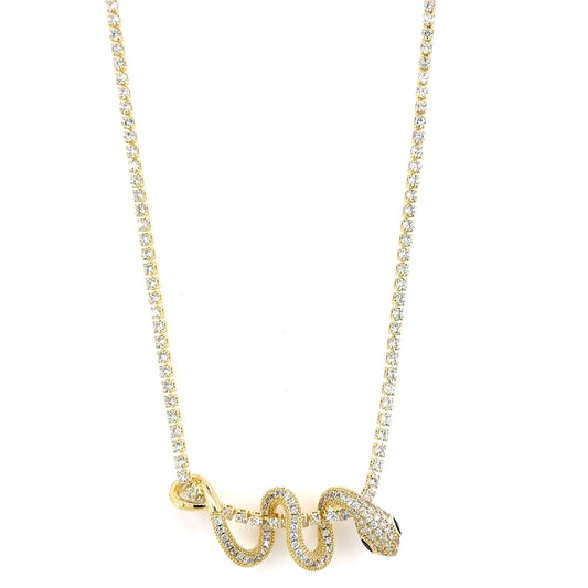 Serpentine Tennis Necklace