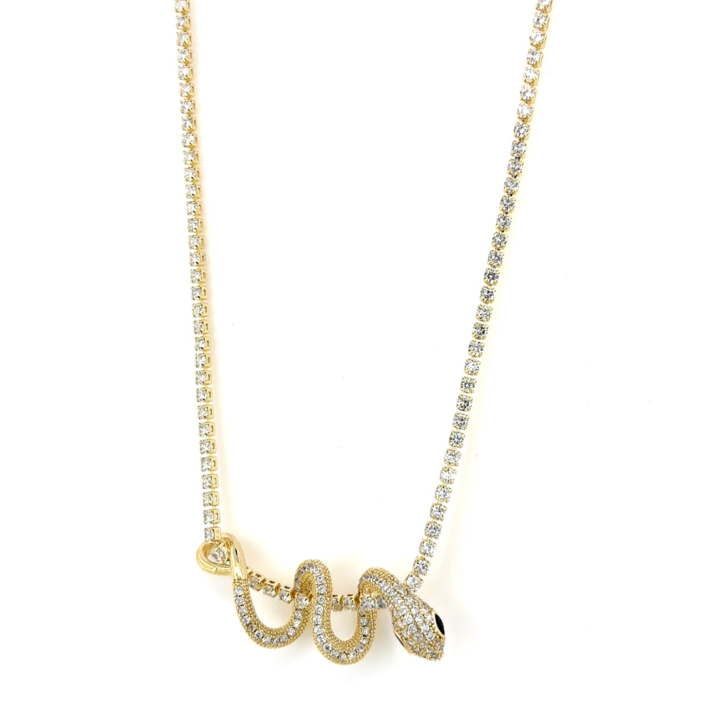 Serpentine Tennis Necklace