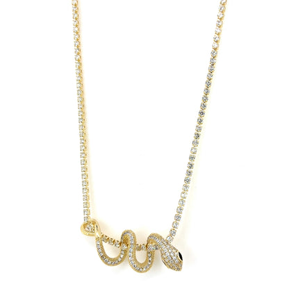 Serpentine Tennis Necklace