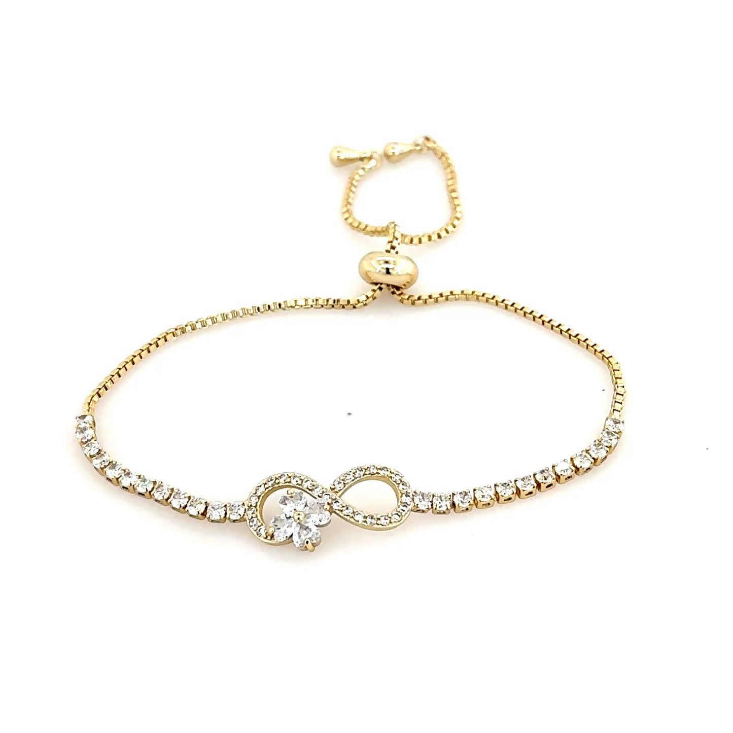 Infinity Flower Bracelet