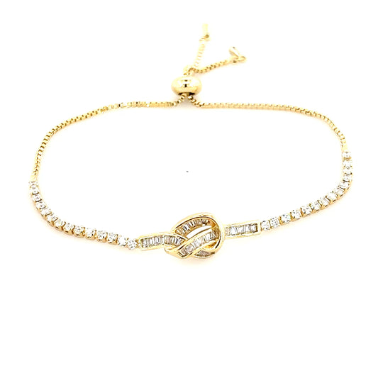 Knot Tennis Bracelet