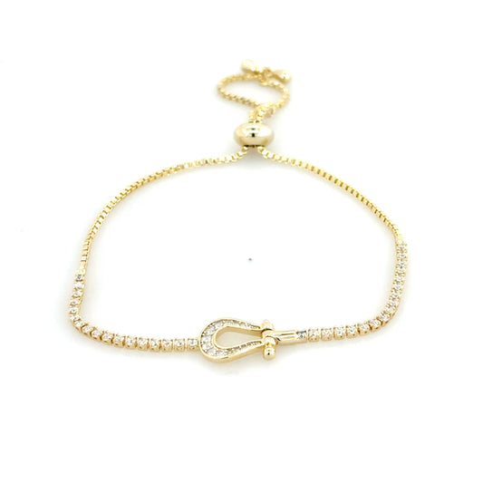 Horseshoe Tennis Bracelet