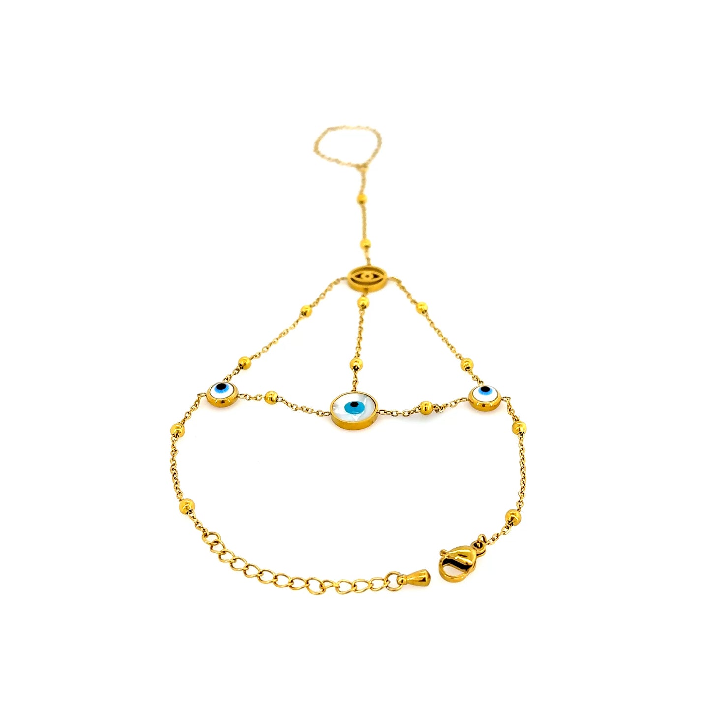 Evil Eye Hand Chain Bracelet
