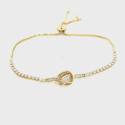 Knot Tennis Bracelet
