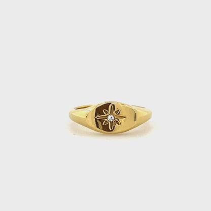 Star Signet Ring