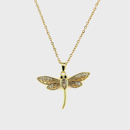 Dragonfly Pendant Necklace