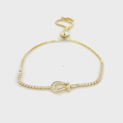 Horseshoe Tennis Bracelet