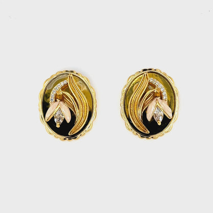 Gilded Bloom Earrings