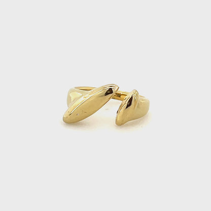 Chunky Gold Cuff Statement Ring