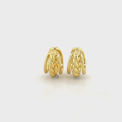 Gold Rope Ear Cuff