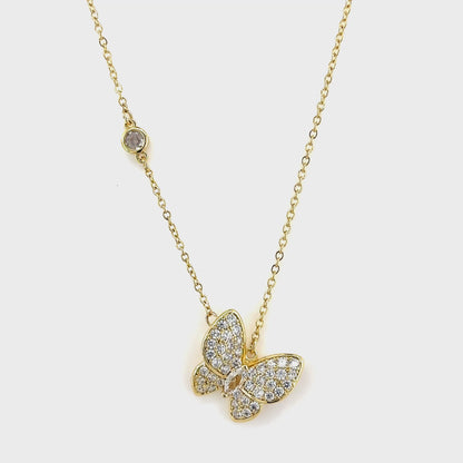 Butterfly Pendant Necklace