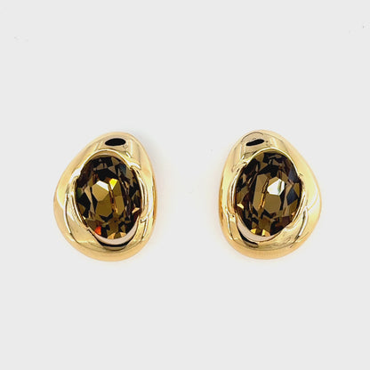 Smoked Sapphire Earrings