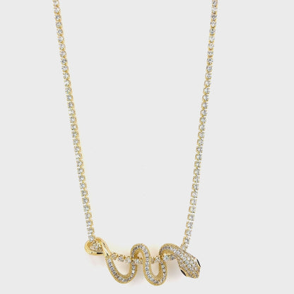 Serpentine Tennis Necklace