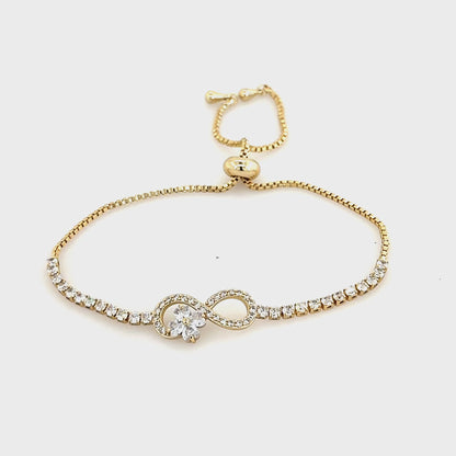 Infinity Flower Bracelet