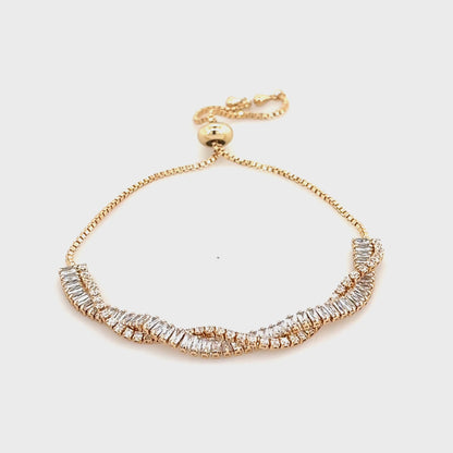Baguette Twist Bracelet