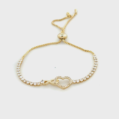 Infinity Heart Bracelet