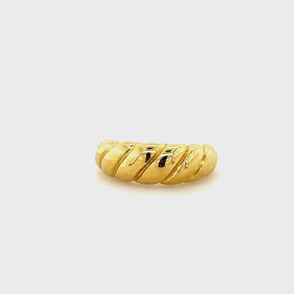Croissant Twist Ring
