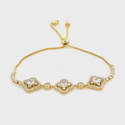Triple Clover Bracelet