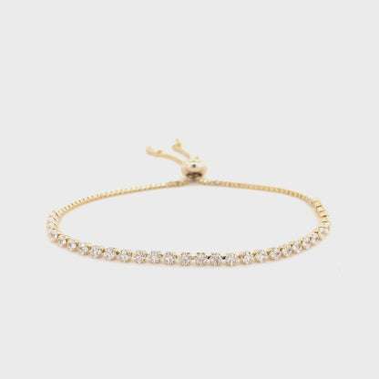 Eternal Sparkle Tennis Bracelet (Yellow Gold)