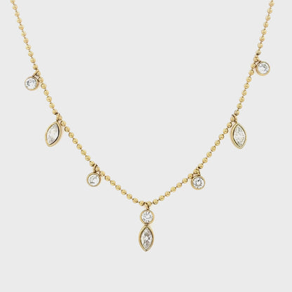Marquise Charm Necklace