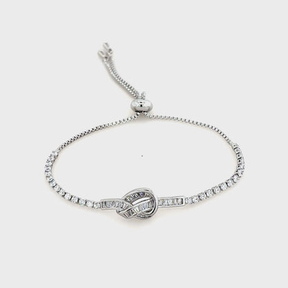 Knot Tennis Bracelet