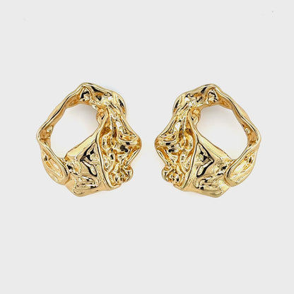 Terra Crinkle Earrings