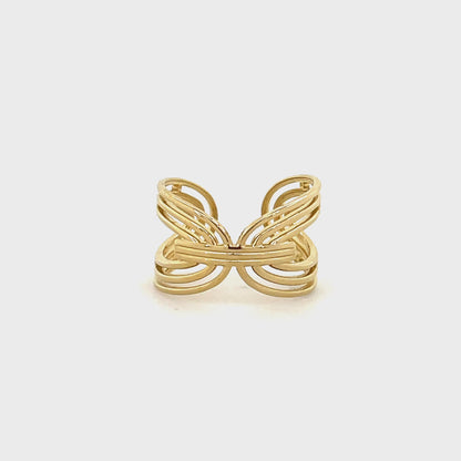 Gold Wrap Knot Ring